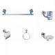 Juego de Accesorios de 5 Piezas para baño serie 6200 cromado oro Ferreteria
