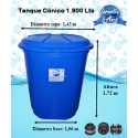 Tanque Para Agua Conico De 1900 Litros Ferreteria
