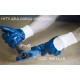 Guante Hyti, azul palma lisa elástico dorso ventil 55/1000 Ferreteria