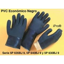 Guante Petrogrip negro PVC puñete elástico acabado adheriz Ferreteria