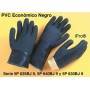 Guante Petrogrip negro PVC puñete elástico acabado adheriz Ferreteria