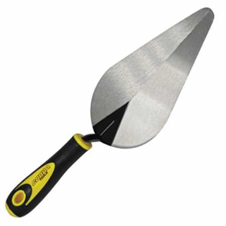 Cuchara Redonda Mango de Goma para Albañil Ferreteria