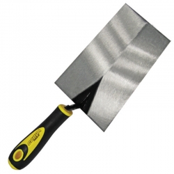 Cuchara Cuadrada Mango de Goma para Albañil Ferreteria