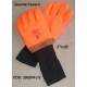 Guante pvc cavero color naranja puñete elástico de 6 acabado Ferreteria