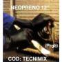 Guantes TECHNI-MIX flock, de 12” color negro, mixto, neopreno, acabado