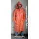 Impermeable gabán PVC 0,10 milímetros, ISO-Marina Eco-Ligero, color naranja