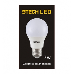 BOMBILLO 7W LED NORMAL BTECH - BBN07F27