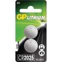 BATERIA LITHIUM MARCA GP BUTTON CR2025 - (BLISTER 2) - 0062 Ferreteria