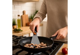 Brillando en la cocina: El impacto del uso de espátulas de acero inoxidable en la seguridad alimentaria