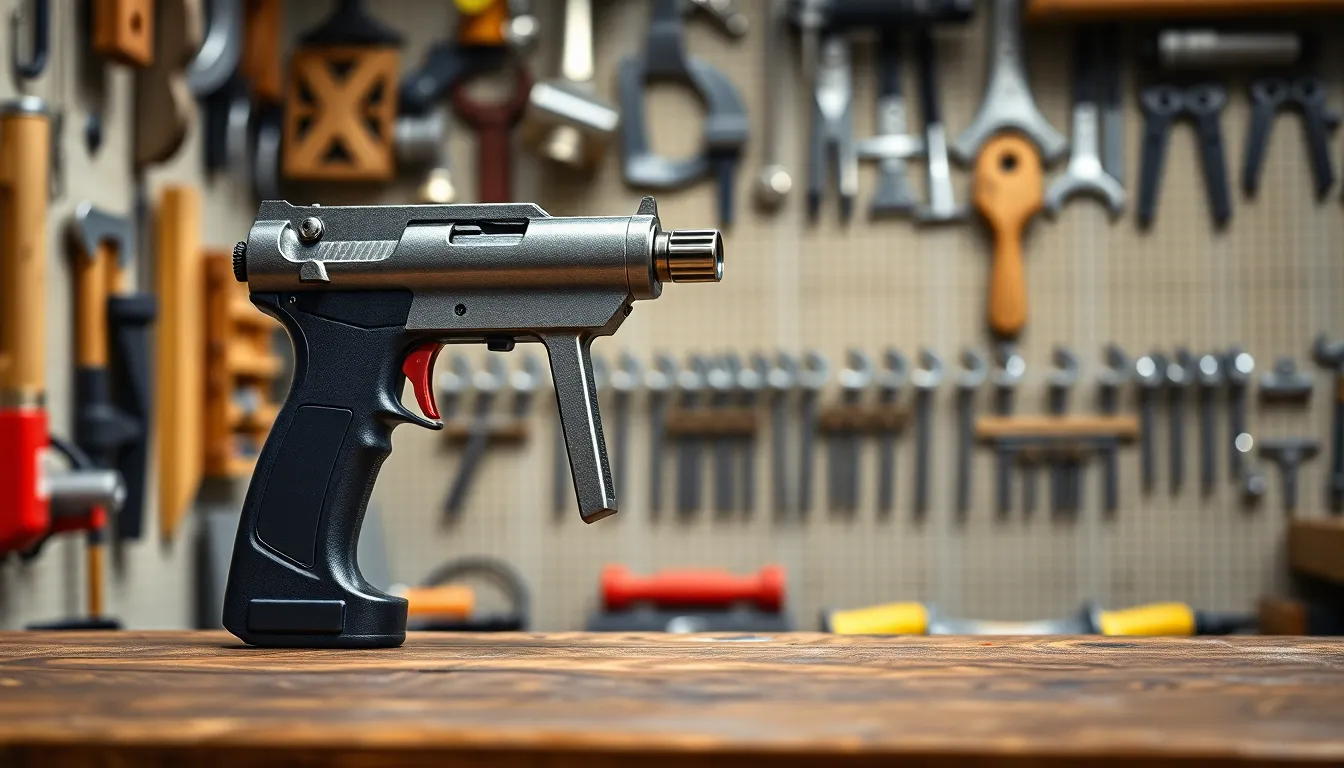 PISTOLA PARA MANGUERA DE PLASTICO CROMADA WEQUP